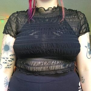 🖤mesh top